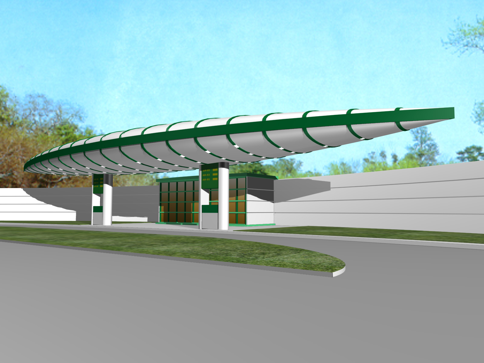 Проект заправки азс