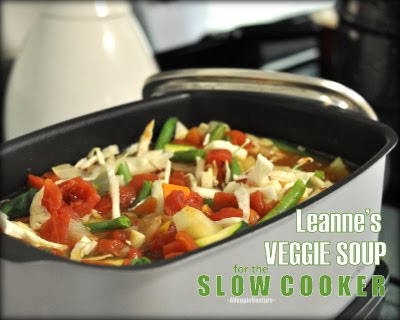 Leanne's Veggie Soup (Vegetable Soup for the Slow Cooker)