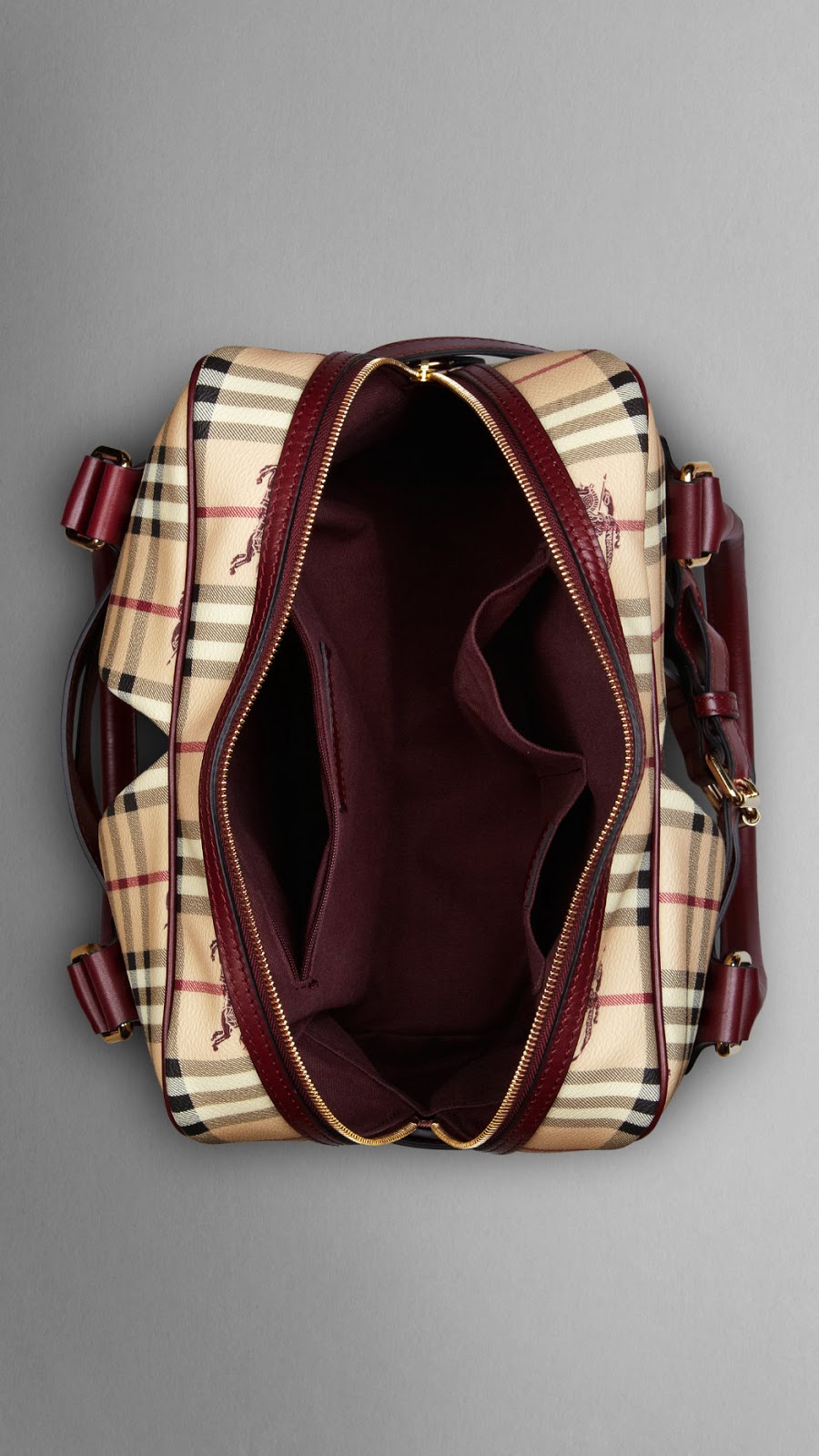 Burberry Bowling Bags Burberry Medium Haymarket