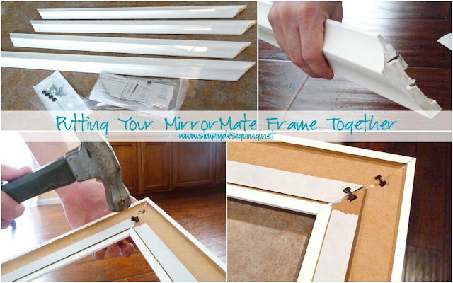 Mirror+Mate+Putting+It+Together+Collage | Installing Bathroom Mirror Frames | 2 | Installing Bathroom Mirror Frames