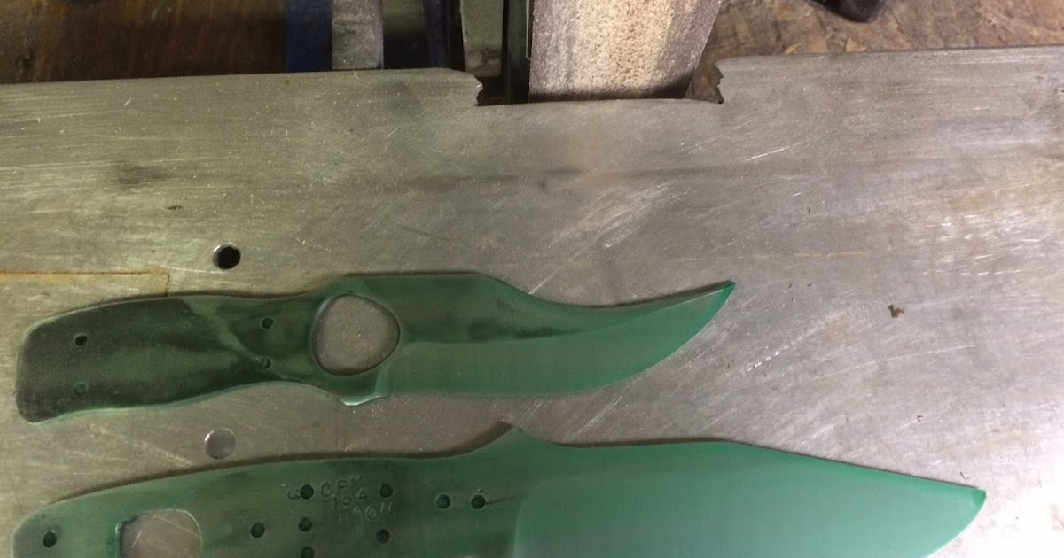 Noon's Knives Knife edge thickness before quench