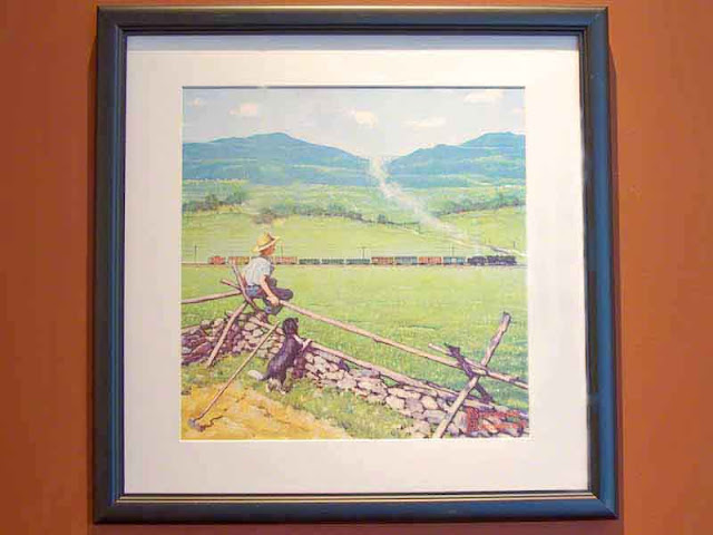 Norman Rockwell, painting, framed, art