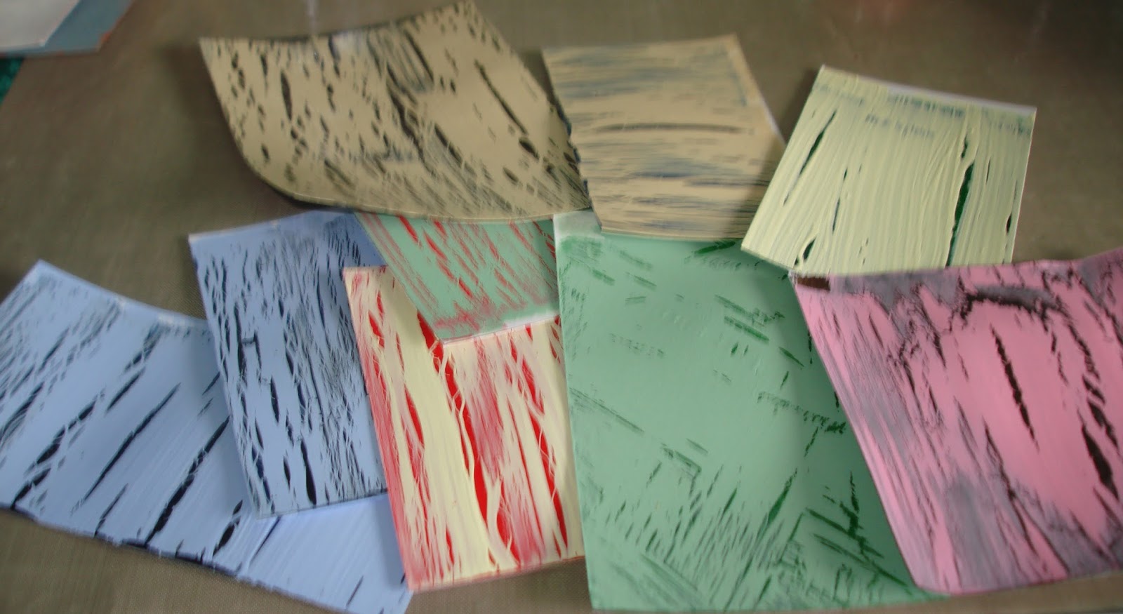 Lorraine Lives Here Crackle Effect using PVA glue..