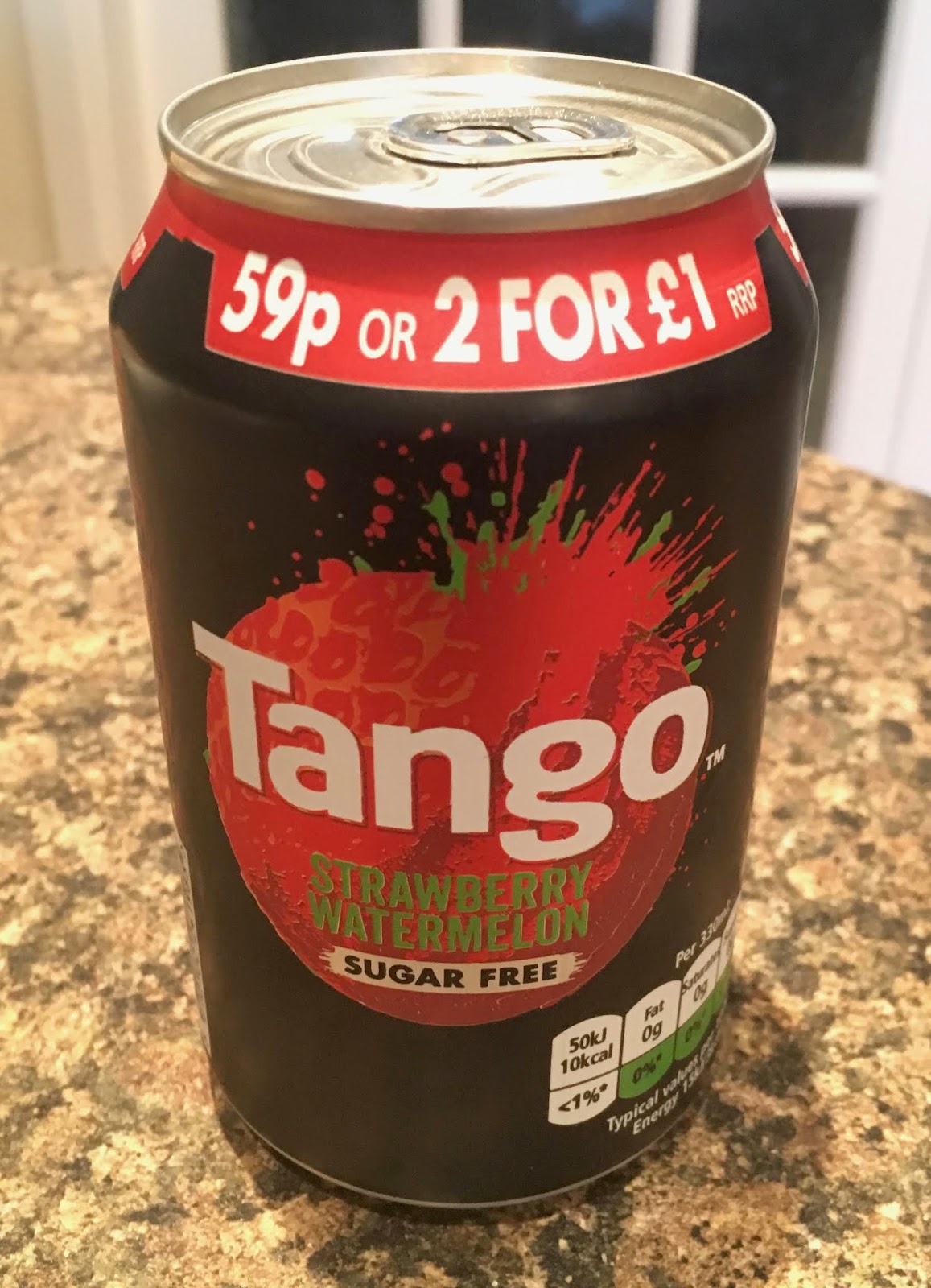 FOODSTUFF FINDS Tango Strawberry Watermelon Sugar Free Drink (Poundland) By Cinabar