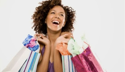 Black Woman Shopping