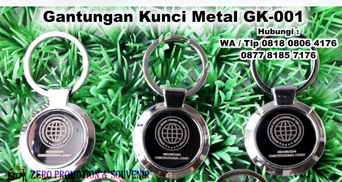 Souvenir Gantungan Kunci Metal Besi GK 001 Barang 