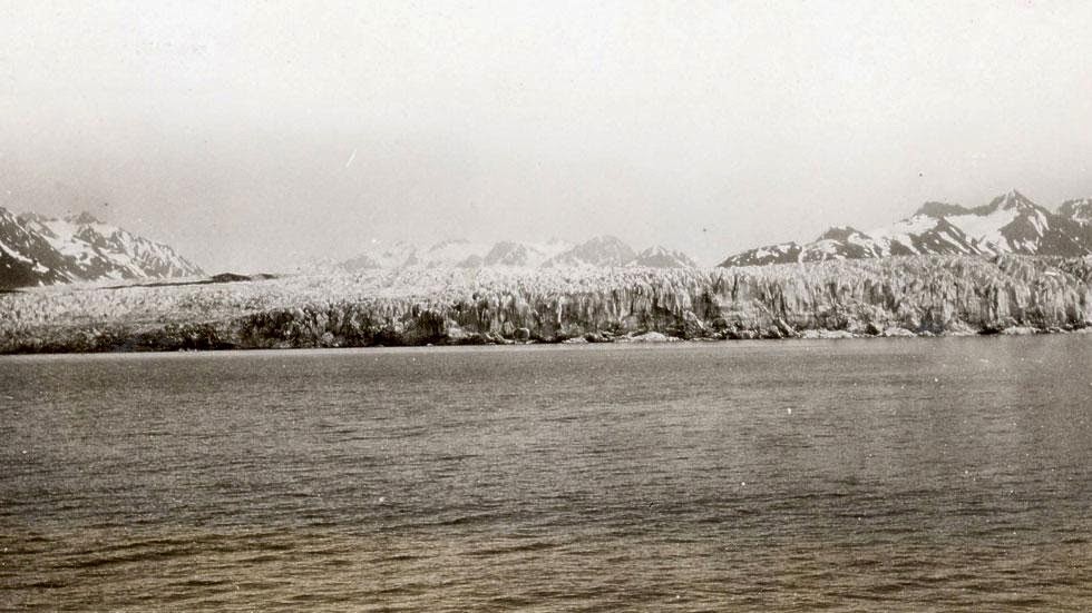 Mc Carty Glacier (1909) - Photos of Alaska Then And Now. This is A Get Ready to Be Shocked When You See What it Looks Like Now.