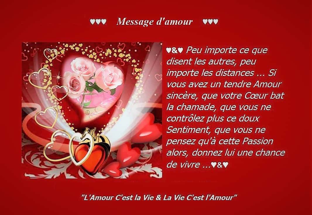 Amour message matin