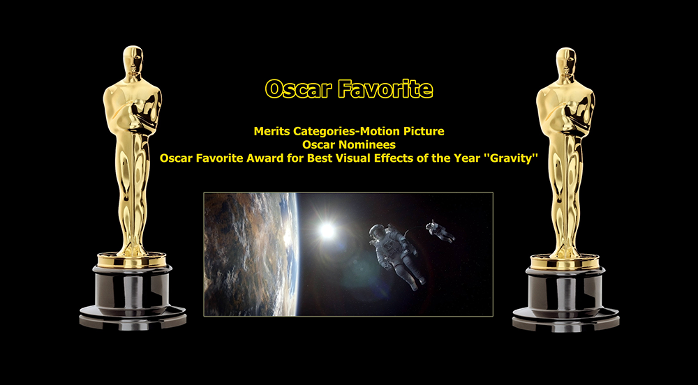 oscar favorite best visual effects award gravity