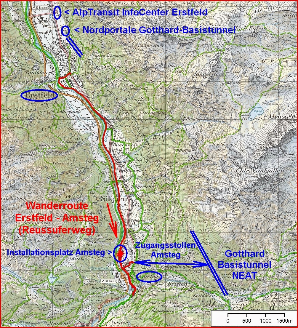 Pfannenstiel Wanderblog: Besuch (2) im Gotthard-Basistunnel (Erstfeld Pfannenstiel Wanderblog: Besuch (2) im Gotthard-Basistunnel (Erstfeld