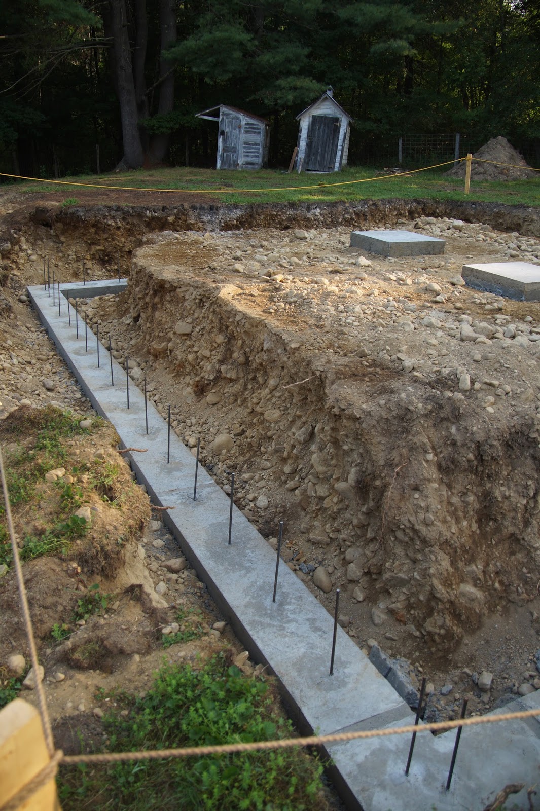 Joe's Vermont Timber Frame Workshop: Forms Stripped