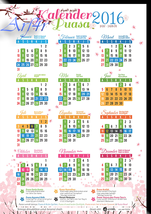 Kalender 2016 Masehi