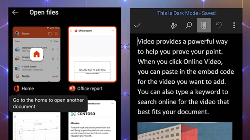 Microsoft Office Build 16.0.14701 adds Eagle Eye View, Dark Mode Microsoft Office Build 16.0.14701 adds Eagle Eye View, Dark Mode