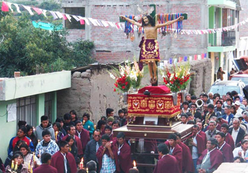 Festividad del Seor de las Piedades en el Santuario de Quinistacas (Moquegua)