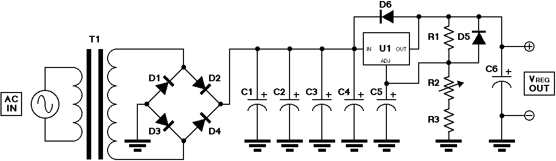 TL783C based 48V PHANTOM POWER SUPPLY circuit with explanation