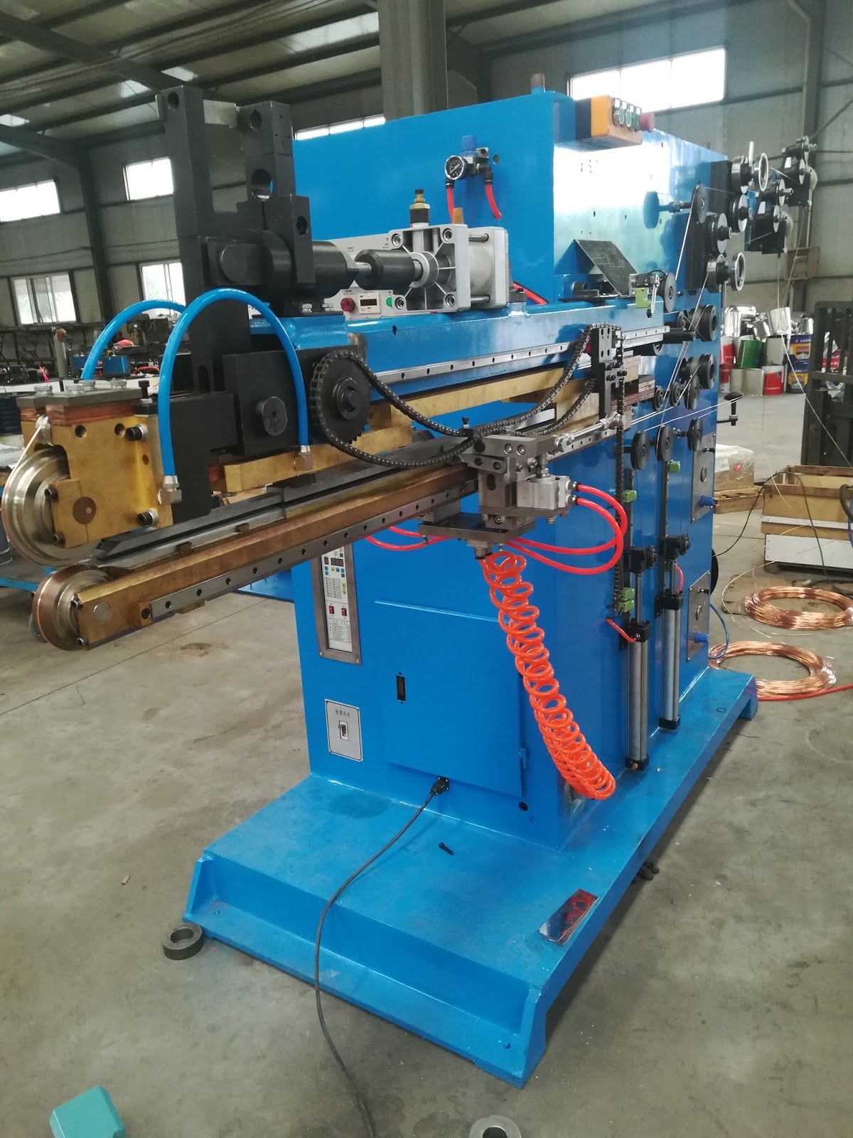 55 gallon galvanized drum seam welding machine