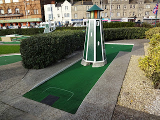The Crazy Golf course in Hastings, East Sussex