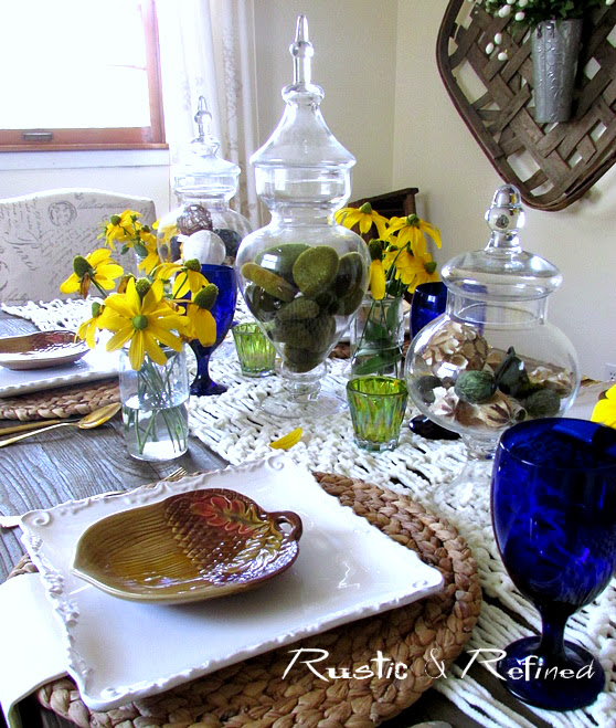 Bohemian Inspired Summer Tablescape Rustic & Refined