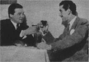 Alberto Marino con Emilio Balcarce