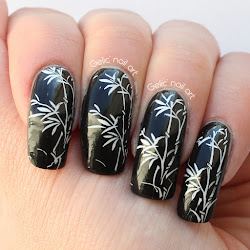 bamboo nail art design 5