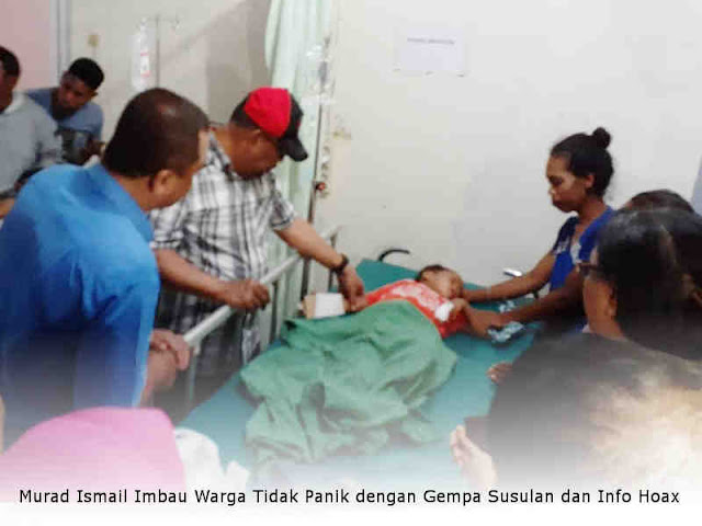 Murad Ismail Imbau Warga Tidak Panik dengan Gempa Susulan dan Info Hoax Murad Ismail Imbau Warga Tidak Panik dengan Gempa Susulan dan Info Hoax