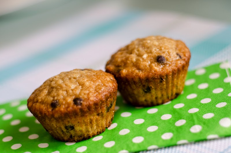 Muffins au gruau et pépites de chocolat Doumdoum se régale