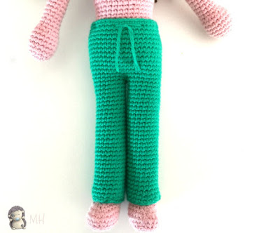 Pantalones de amigurumi