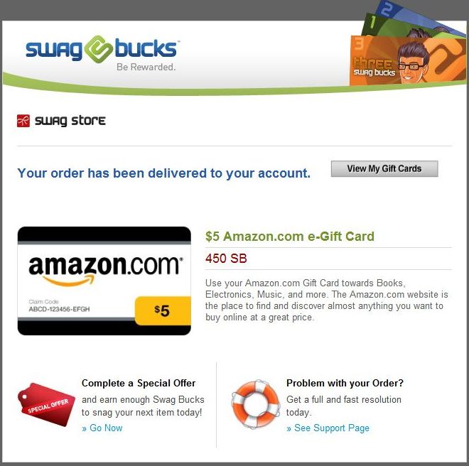 Swagbucks Where are my Gift Cards? Free Cash For Life