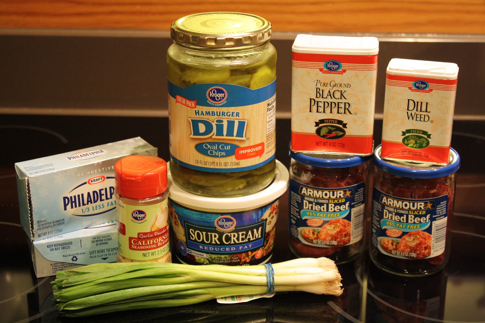 Making Mama's Kitchen Dried Beef & Pickle Dip