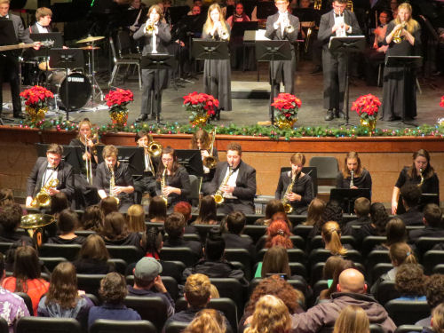 Manistee High School jazz band