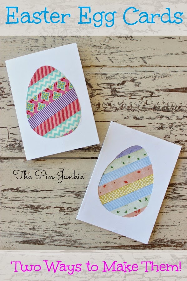 Easter egg cards two ways to make