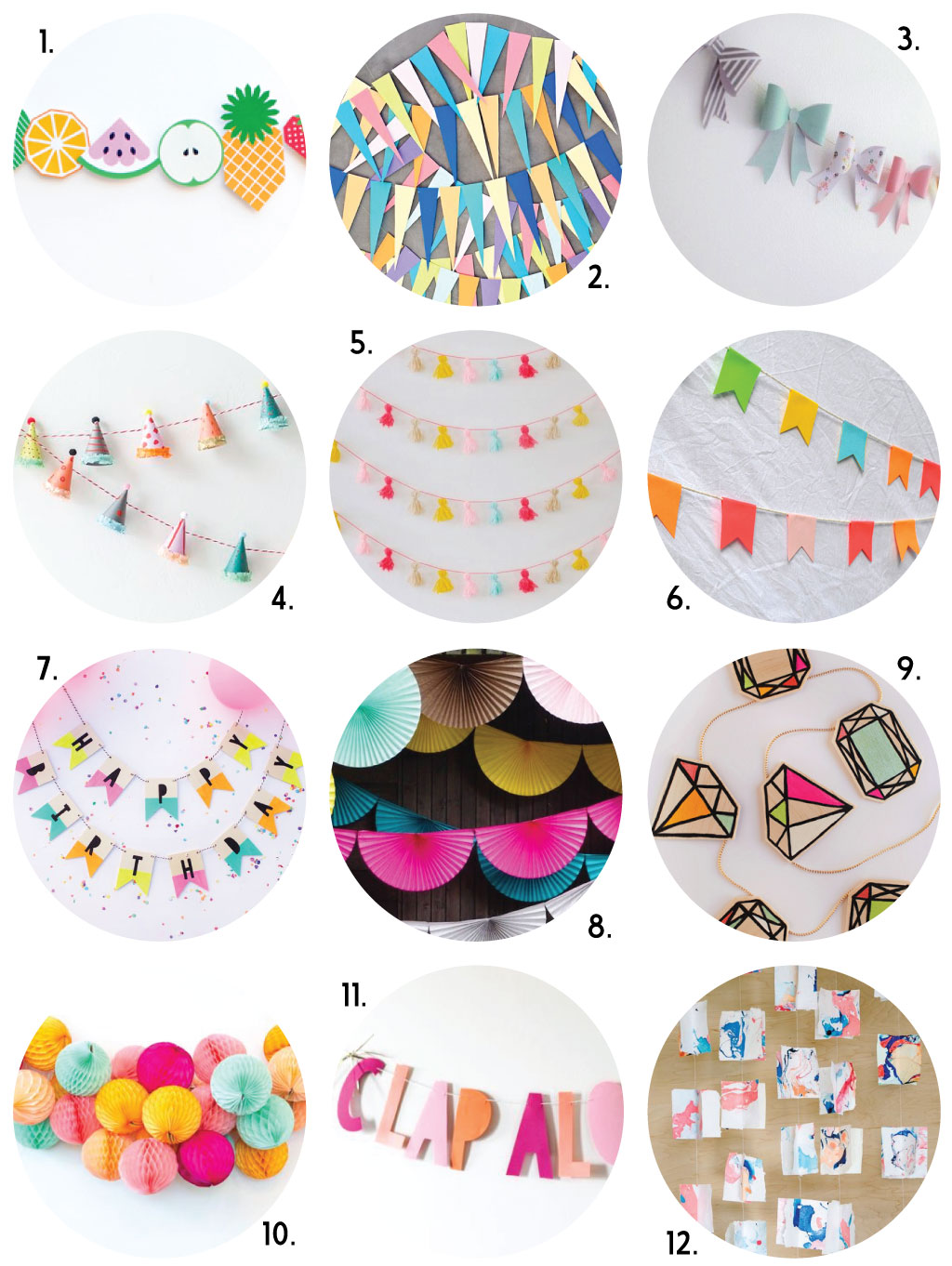 NotSoSAHM DIY Birthday Party Garlands