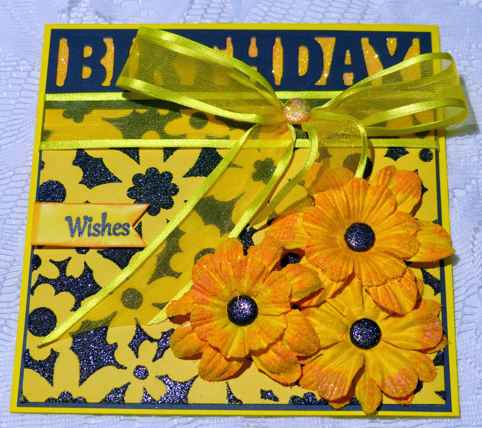 Shona's Stamping Stage TIE A YELLOW RIBBON!