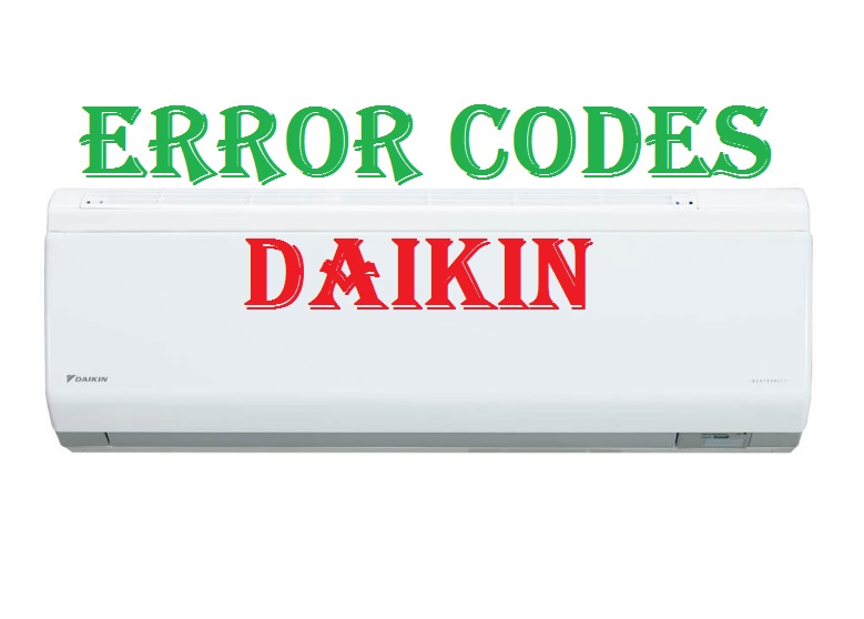 Daikin Error Symbols