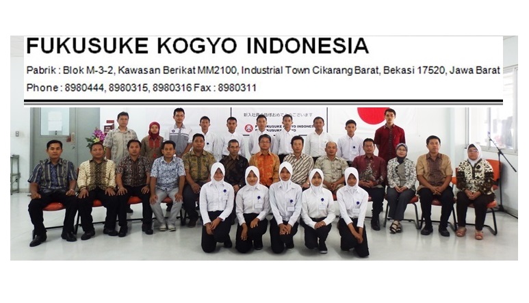 Lowongan Kerja PT.Fukusuke Kogyo Indonesia Kawasan Mm2100 Tamatan SMA/SMK Sederajat