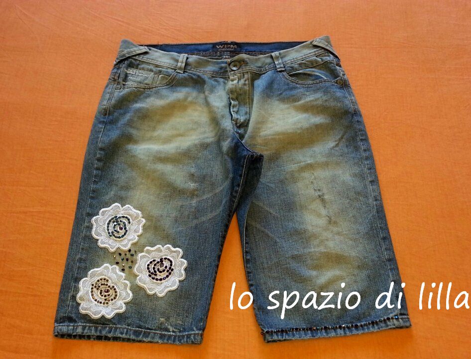 lo spazio di lilla Come trasformare facilmente un jeans da uomo in uno da donna / An easy way