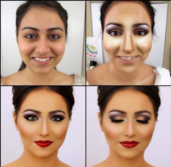 Best way to apply foundation/Base on your face tutorial pics Just Bridal