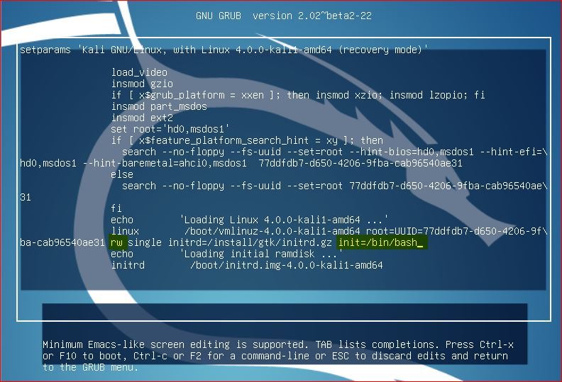 How to Reset Password in Kali Linux aman cool hacker