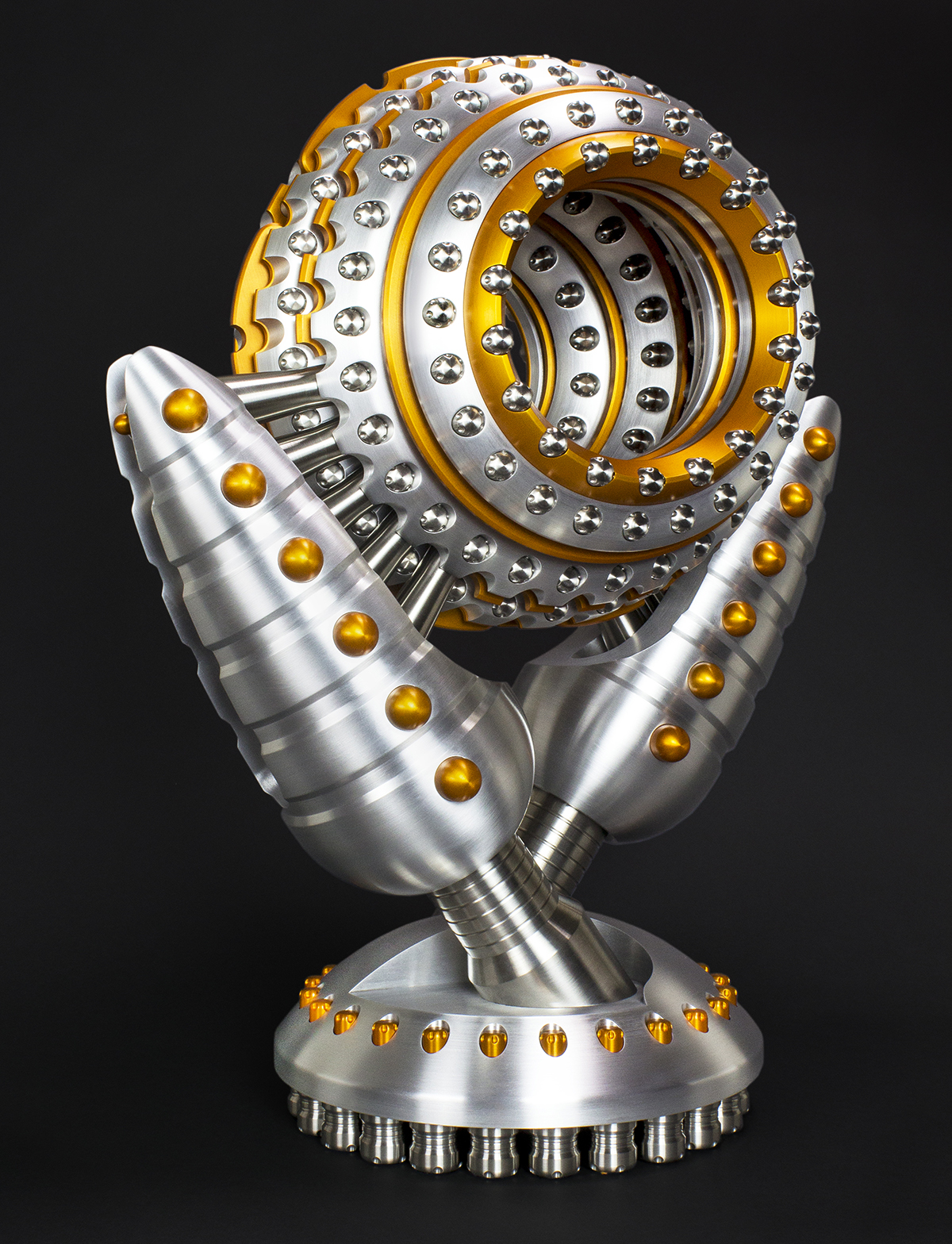 My Sculpture Blog Over 1000 individually machined parts later, a new