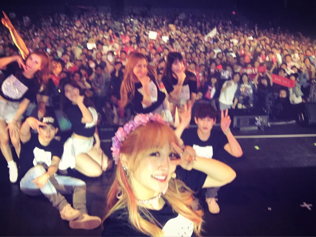 니콜 일본 단콘에서 깜짝 이벤트해 준 한승연 | 인스티즈