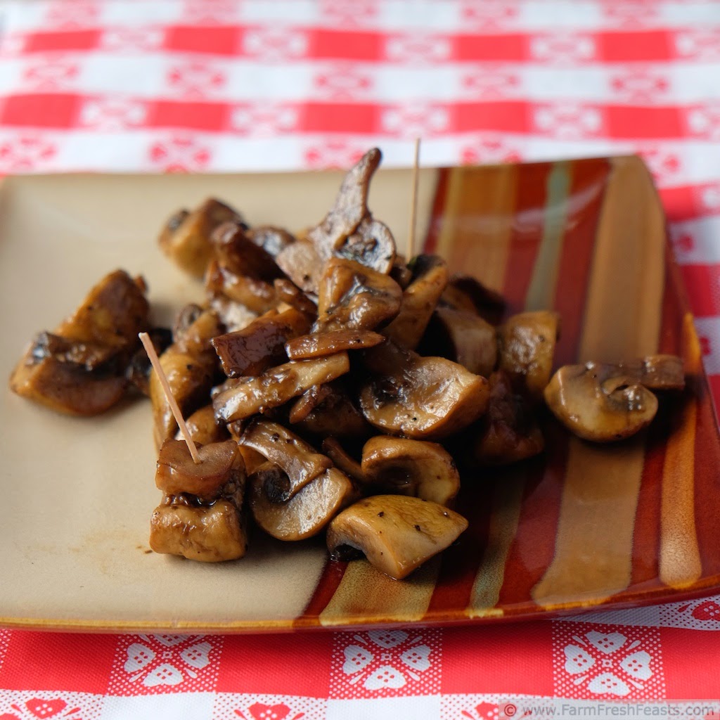 Farm Fresh Feasts Grilled Mushrooms (Full Metal Basket)