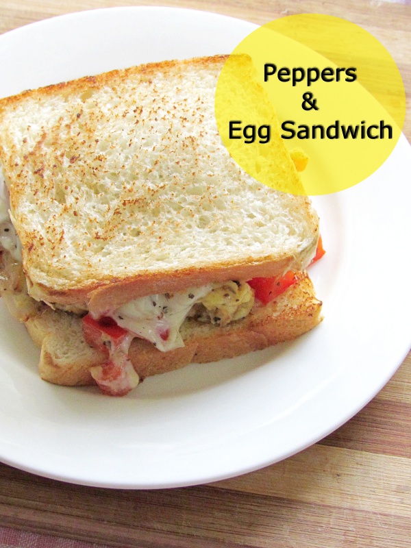 Peppers And Egg Sandwich Recipe