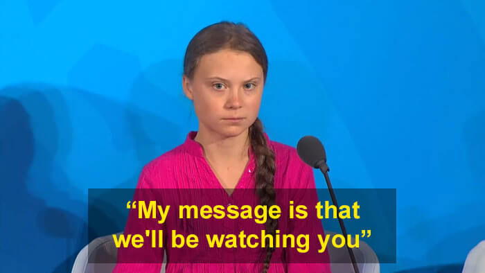 Greta Thunberg’s Thought-Provoking Speech At The UN Climate Summit Is Going Viral