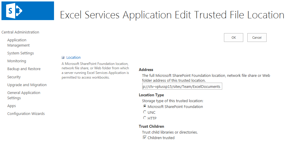 Prabath's Blog: Configure Excel Services in SharePoint 2013