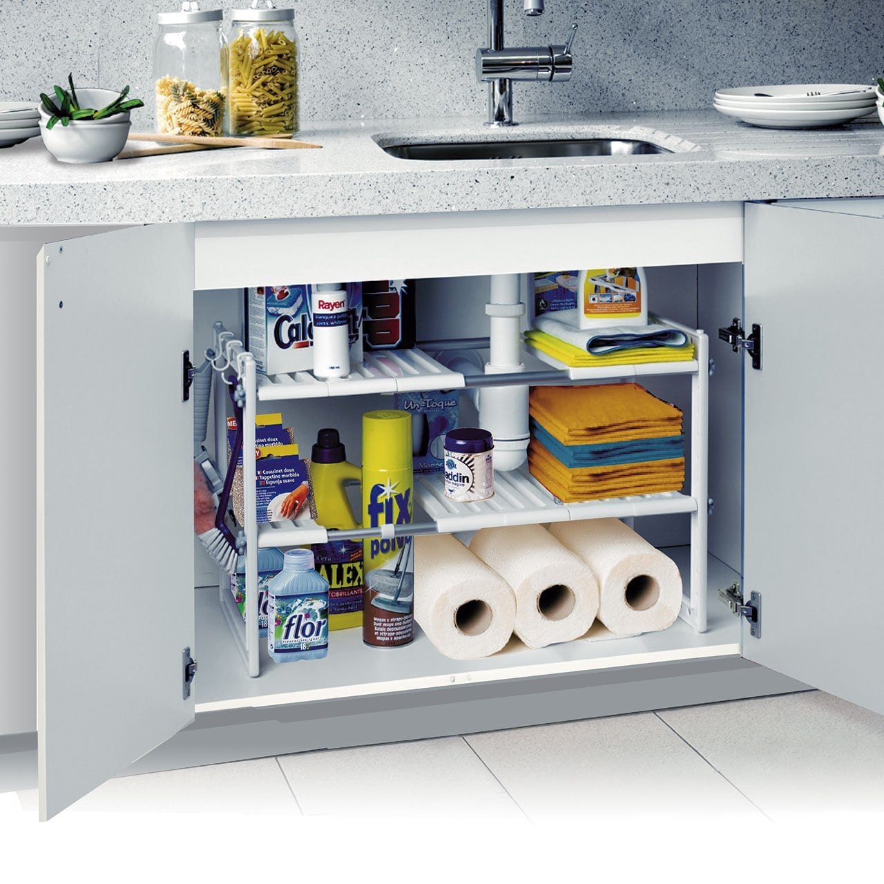 11 Astuce pour ranger votre sous évier Safaecreatins