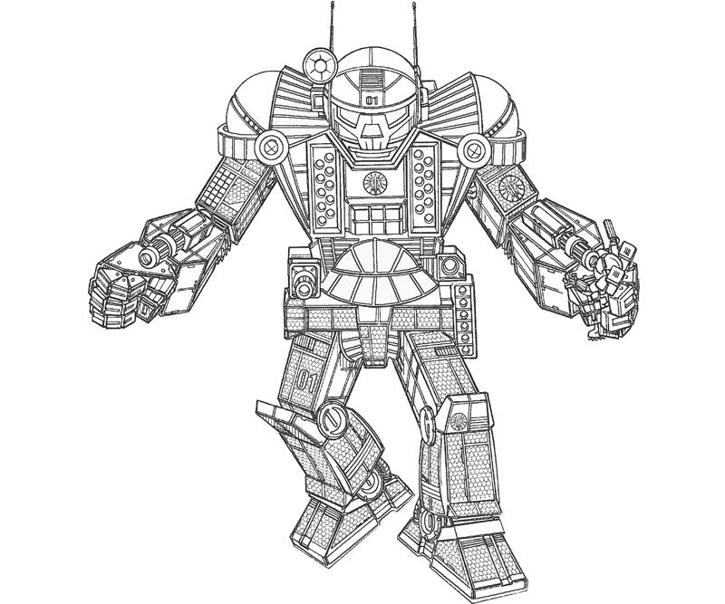 Mechwarrior Coloring Pages Coloring Pages