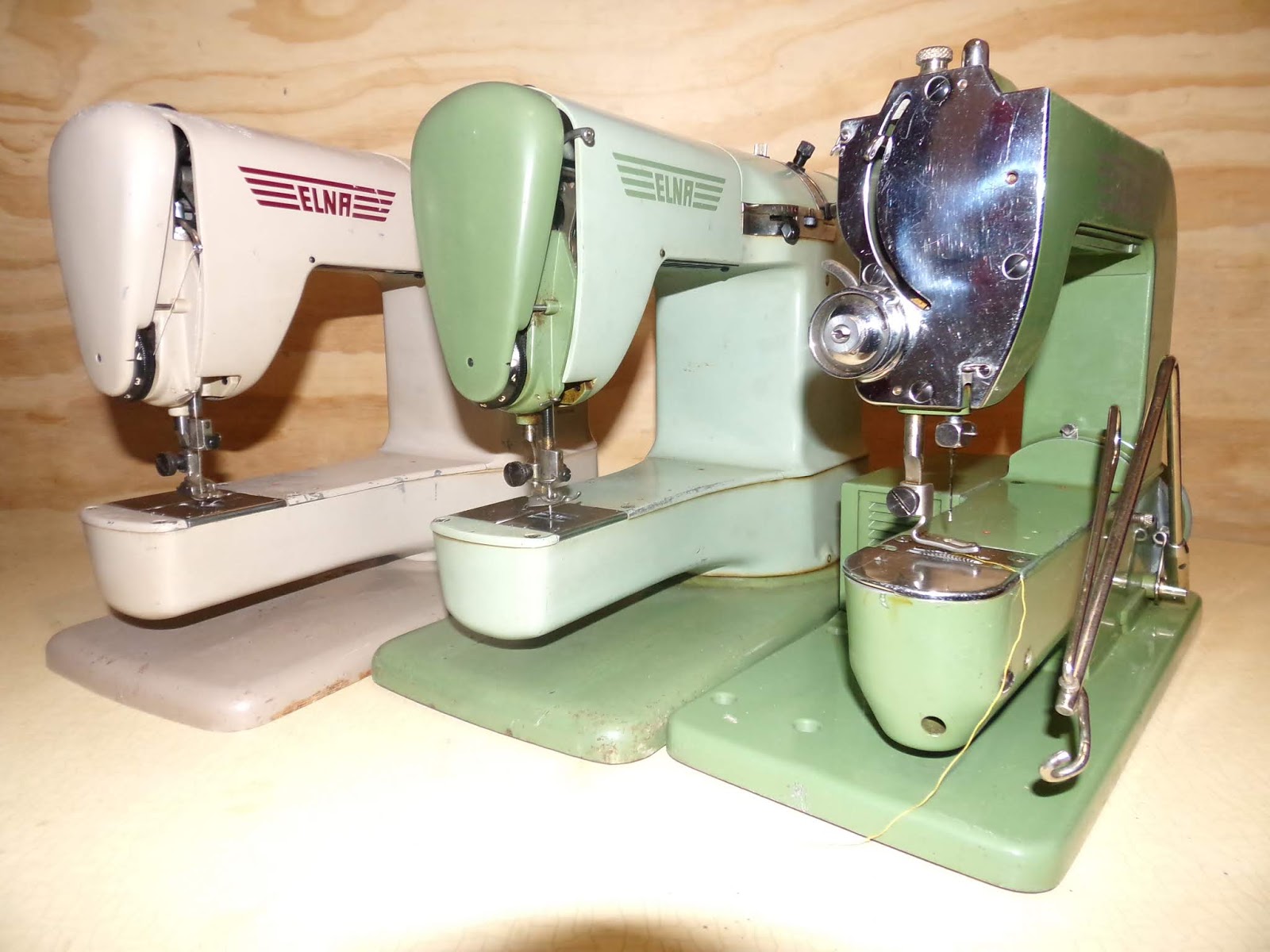 Elna I y Elna Supermatic, dos joyas de las máquinas de coser vintage