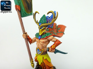 Wood Elves Standard Bearer freehand conversion