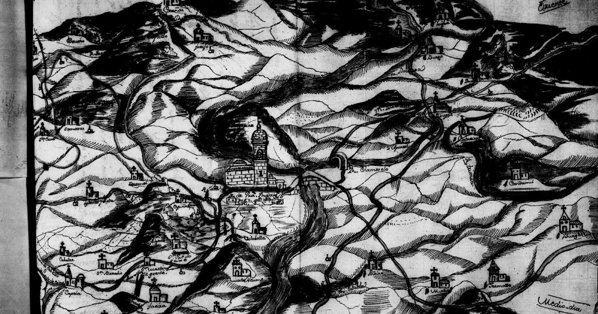 Arqueotoponimia Mapa de As Pontes de García Rodríguez 1776 Arqueotoponimia Mapa de As Pontes de García Rodríguez 1776