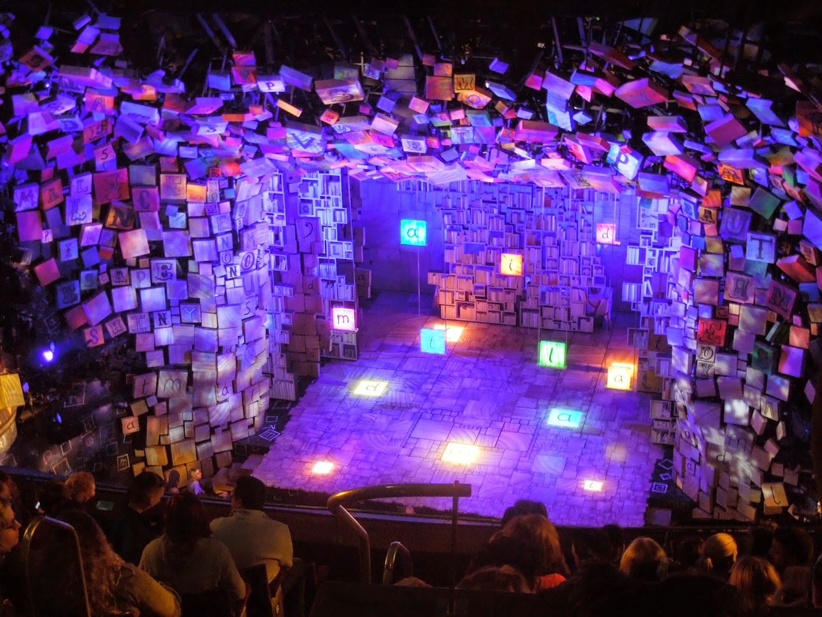 Sarah's Celeb Encounters Matilda the Musical January 2015